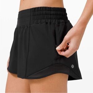 LULULEMON | Hotty Hot Running Shorts | Black | 6